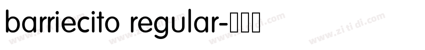 barriecito regular字体转换 barriecito regular字体转换